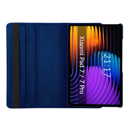 Funda Giratoria 360 para Xiaomi Pad 7 / 7 Pro color Azul