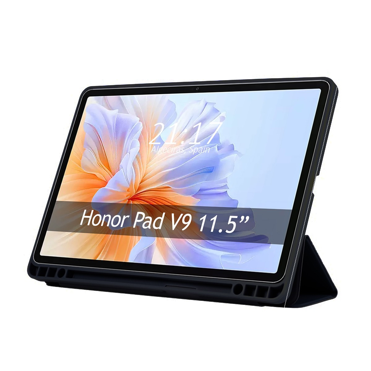Funda con tapa Smart para Honor Pad V9 color Negra