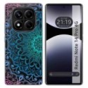 Funda Silicona Transparente para Xiaomi Redmi Note 14 Pro 4G diseño Mandala Dibujos