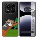 Funda Silicona Transparente para Xiaomi Redmi Note 14 Pro 4G diseño Panda Dibujos