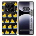 Funda Silicona Transparente para Xiaomi Redmi Note 14 Pro 4G diseño Pato Dibujos