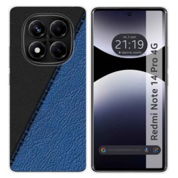 Funda Silicona para Xiaomi Redmi Note 14 Pro 4G diseño Cuero 02 Dibujos