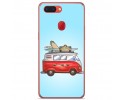 Funda Gel Tpu para Oppo R15 Pro Diseño Furgoneta Dibujos