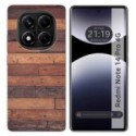 Funda Silicona para Xiaomi Redmi Note 14 Pro 4G diseño Madera 03 Dibujos