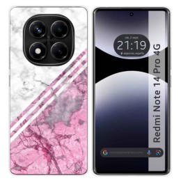 Funda Silicona para Xiaomi Redmi Note 14 Pro 4G diseño Mármol 03 Dibujos