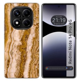 Funda Silicona para Xiaomi Redmi Note 14 Pro 4G diseño Mármol 10 Dibujos