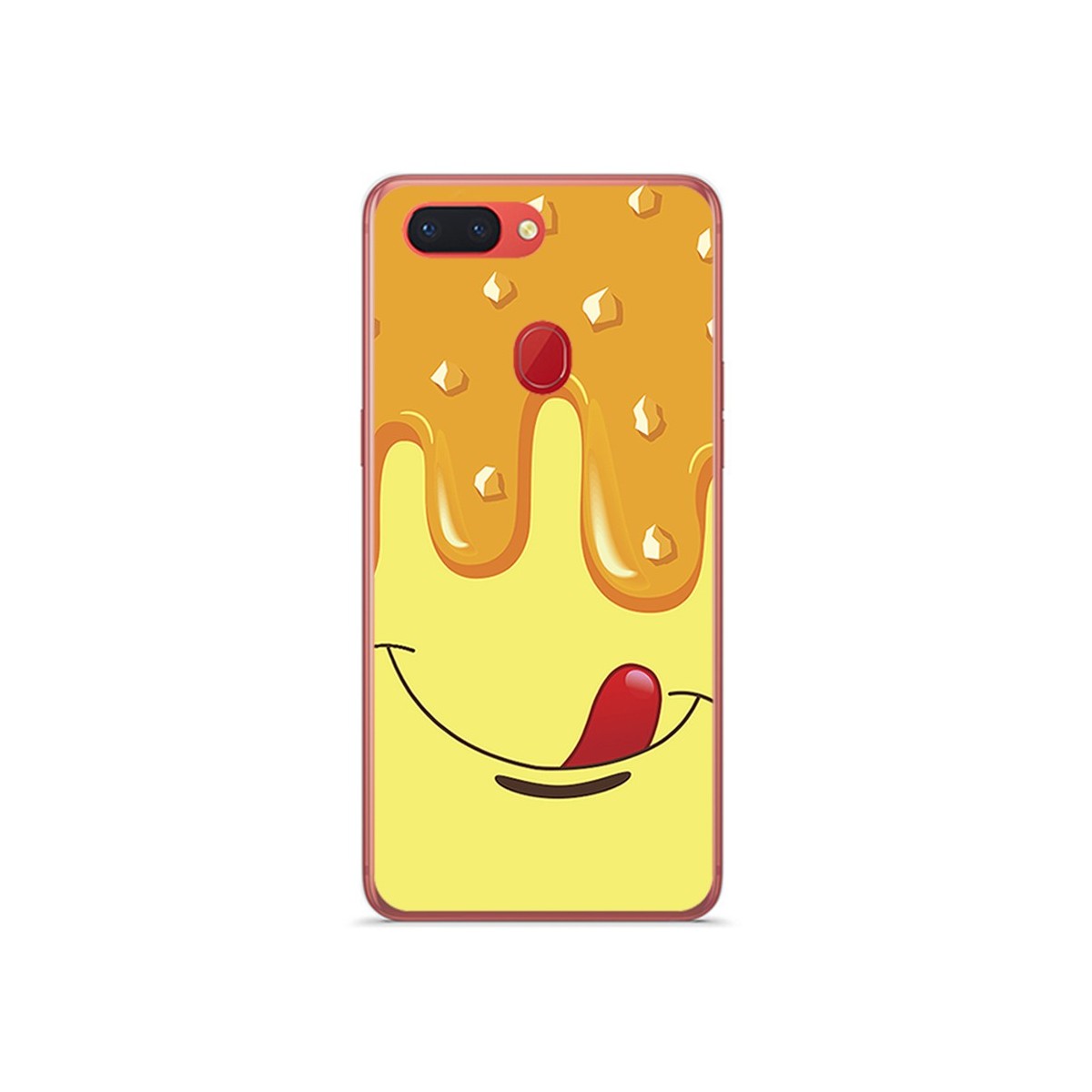 Funda Gel Tpu para Oppo R15 Pro Diseño Helado Vainilla Dibujos