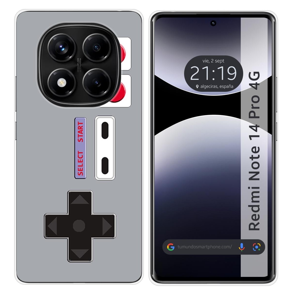 Funda Silicona para Xiaomi Redmi Note 14 Pro 4G diseño Consola Dibujos