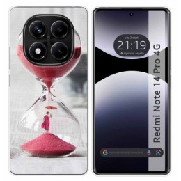 Funda Silicona para Xiaomi Redmi Note 14 Pro 4G diseño Reloj Dibujos