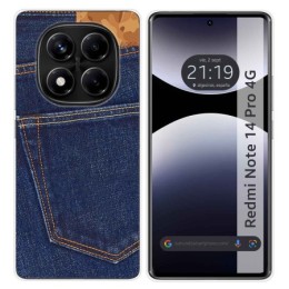 Funda Silicona para Xiaomi Redmi Note 14 Pro 4G diseño Vaquero Dibujos