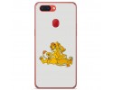 Funda Gel Tpu para Oppo R15 Pro Diseño Leones Dibujos