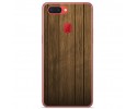 Funda Gel Tpu para Oppo R15 Pro Diseño Madera Dibujos