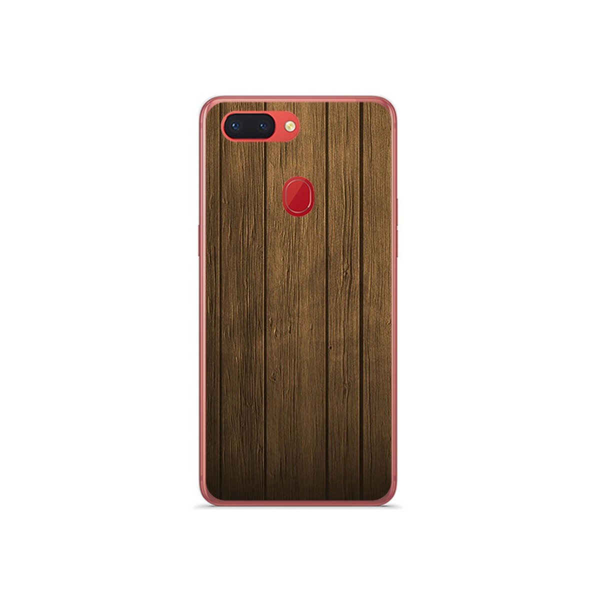 Funda Gel Tpu para Oppo R15 Pro Diseño Madera Dibujos