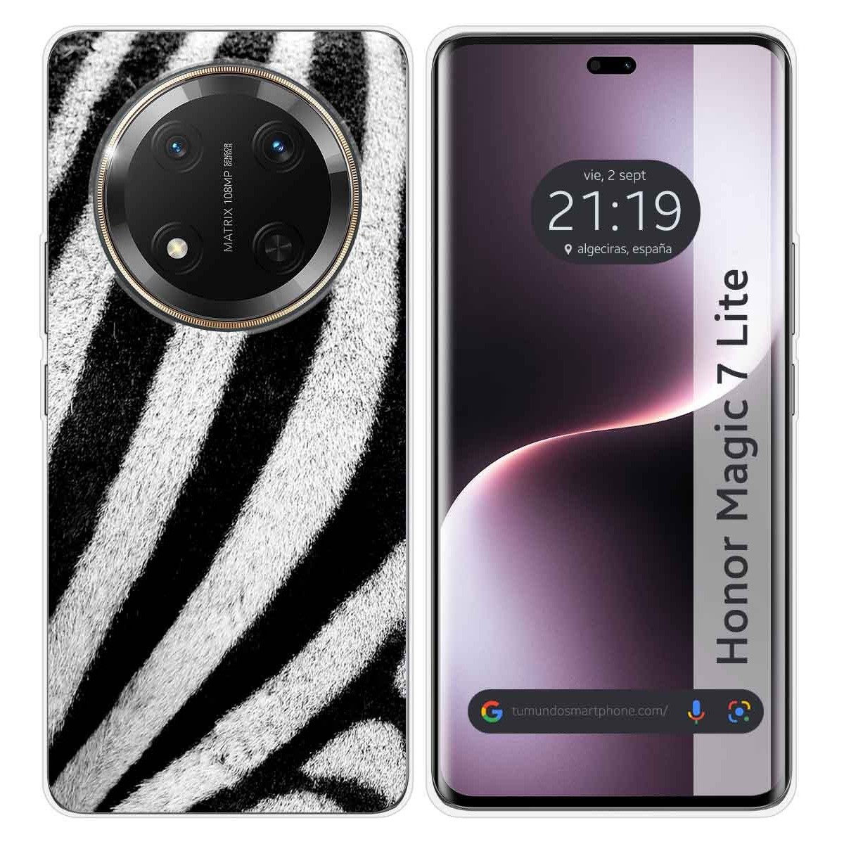 Funda Silicona para Huawei Honor Magic 7 Lite 5G diseño Animal 02 Dibujos