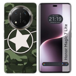 Funda Silicona para Huawei Honor Magic 7 Lite 5G diseño Camuflaje 01 Dibujos