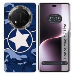 Funda Silicona para Huawei Honor Magic 7 Lite 5G diseño Camuflaje 03 Dibujos