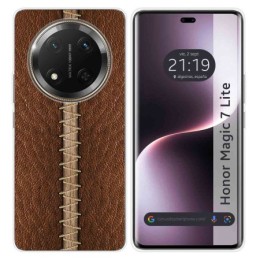 Funda Silicona para Huawei Honor Magic 7 Lite 5G diseño Cuero 01 Dibujos
