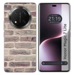 Funda Silicona para Huawei Honor Magic 7 Lite 5G diseño Ladrillo 01 Dibujos