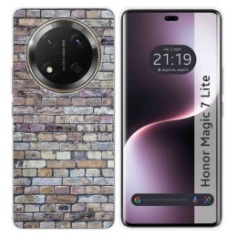 Funda Silicona para Huawei Honor Magic 7 Lite 5G diseño Ladrillo 02 Dibujos