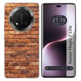 Funda Silicona para Huawei Honor Magic 7 Lite 5G diseño Ladrillo 04 Dibujos