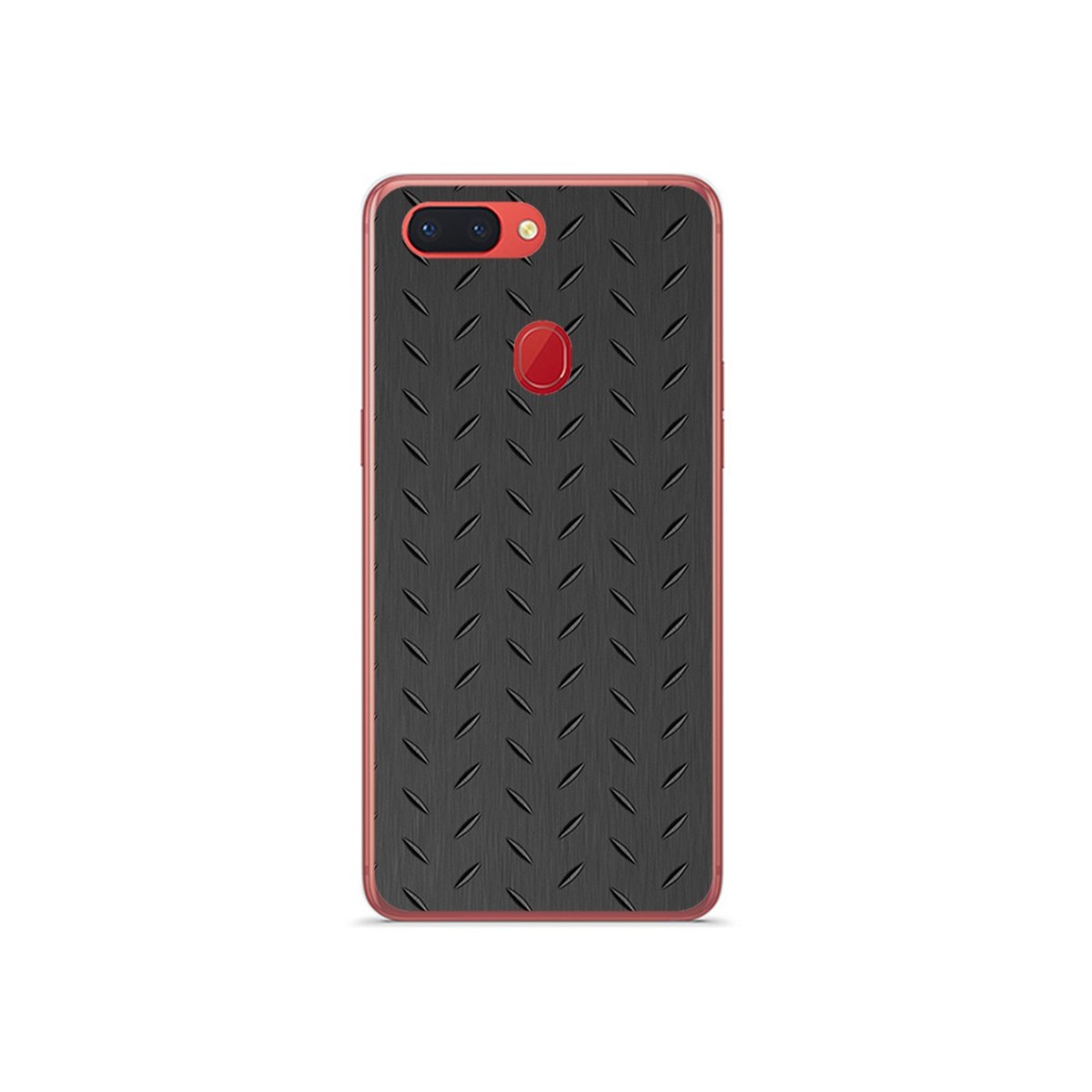 Funda Gel Tpu para Oppo R15 Pro Diseño Metal Dibujos