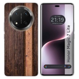 Funda Silicona para Huawei Honor Magic 7 Lite 5G diseño Madera 05 Dibujos