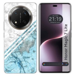 Funda Silicona para Huawei Honor Magic 7 Lite 5G diseño Mármol 02 Dibujos
