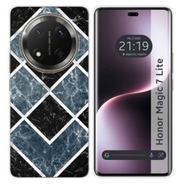 Funda Silicona para Huawei Honor Magic 7 Lite 5G diseño Mármol 06 Dibujos