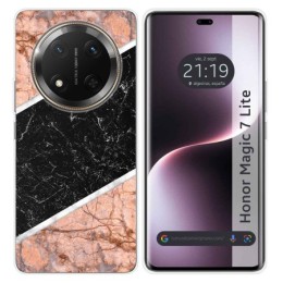 Funda Silicona para Huawei Honor Magic 7 Lite 5G diseño Mármol 07 Dibujos