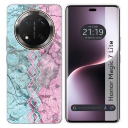 Funda Silicona para Huawei Honor Magic 7 Lite 5G diseño Mármol 08 Dibujos