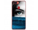 Funda Gel Tpu para Oppo R15 Pro Diseño Ojo Dibujos