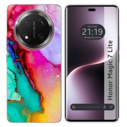 Funda Silicona para Huawei Honor Magic 7 Lite 5G diseño Mármol 15 Dibujos