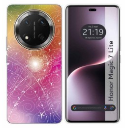 Funda Silicona para Huawei Honor Magic 7 Lite 5G diseño Abstracto Dibujos