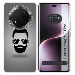 Funda Silicona para Huawei Honor Magic 7 Lite 5G diseño Barba Dibujos
