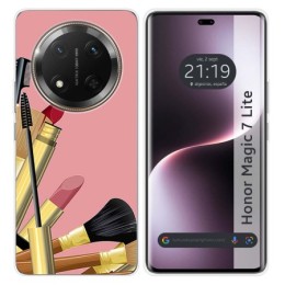 Funda Silicona para Huawei Honor Magic 7 Lite 5G diseño Brochas Dibujos