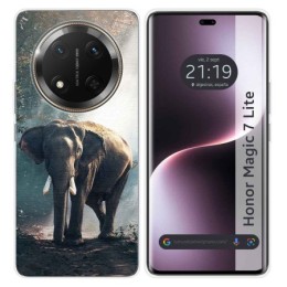 Funda Silicona para Huawei Honor Magic 7 Lite 5G diseño Elefante Dibujos