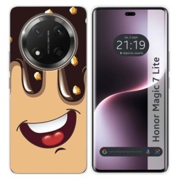 Funda Silicona para Huawei Honor Magic 7 Lite 5G diseño Helado Chocolate Dibujos