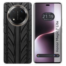 Funda Silicona para Huawei Honor Magic 7 Lite 5G diseño Neumatico Dibujos