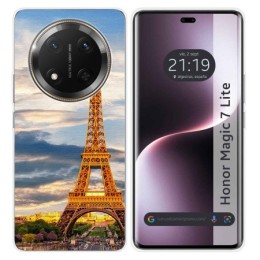 Funda Silicona para Huawei Honor Magic 7 Lite 5G diseño Paris Dibujos