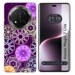 Funda Silicona para Huawei Honor Magic 7 Lite 5G diseño Radial Dibujos