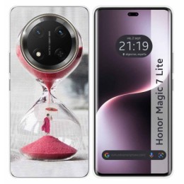 Funda Silicona para Huawei Honor Magic 7 Lite 5G diseño Reloj Dibujos