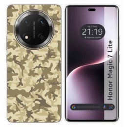 Funda Silicona para Huawei Honor Magic 7 Lite 5G diseño Sand Camuflaje Dibujos
