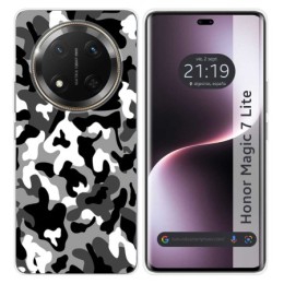 Funda Silicona para Huawei Honor Magic 7 Lite 5G diseño Snow Camuflaje Dibujos