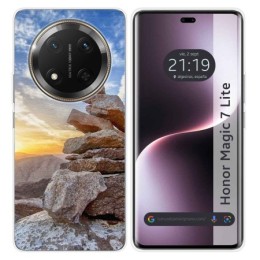 Funda Silicona para Huawei Honor Magic 7 Lite 5G diseño Sunset Dibujos