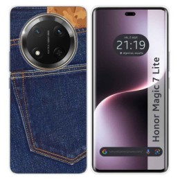 Funda Silicona para Huawei Honor Magic 7 Lite 5G diseño Vaquero Dibujos