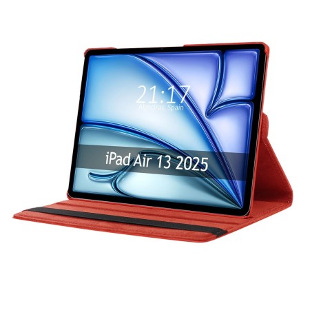 Funda Giratoria 360 para Apple iPad Air 2025 13 (M3) color Roja