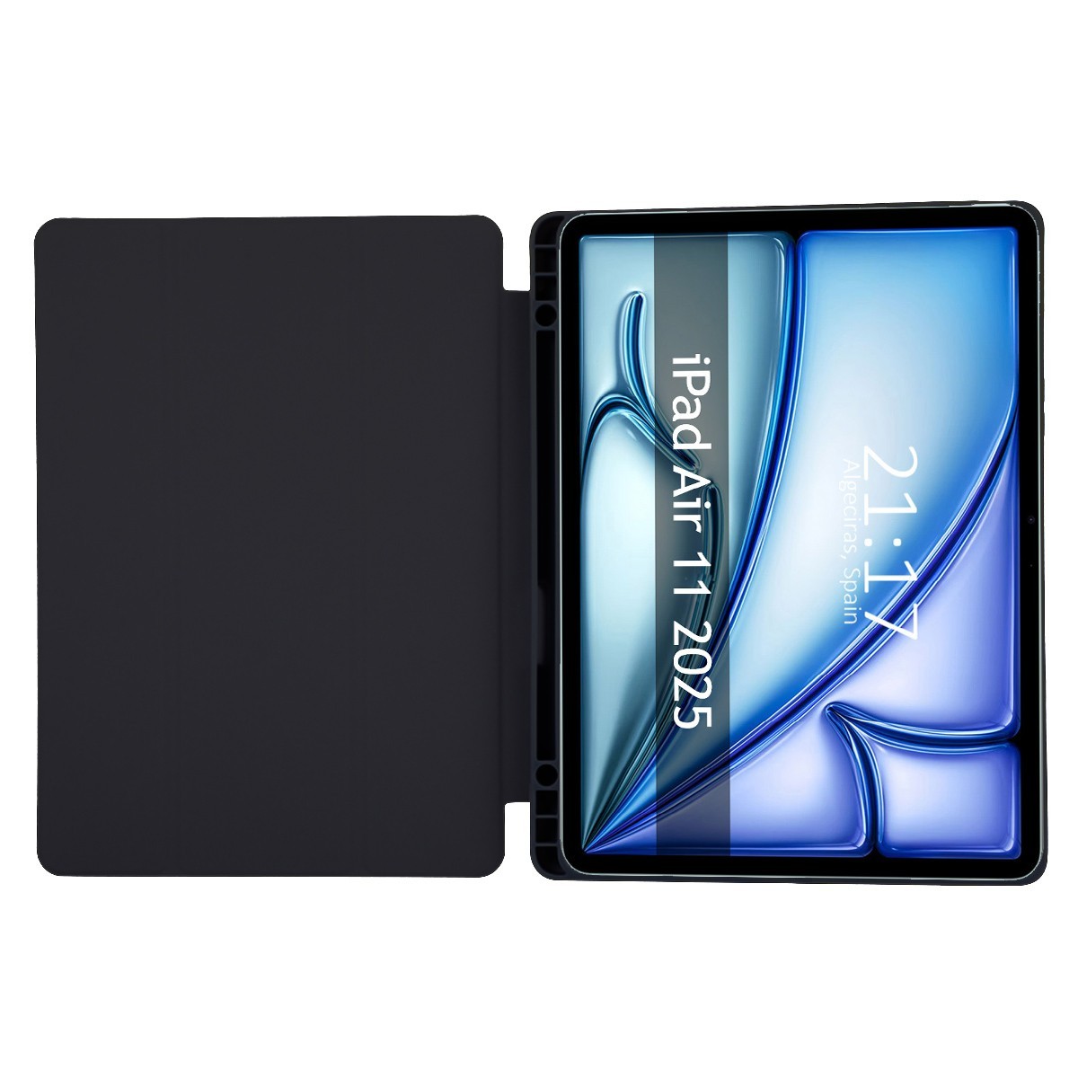 Funda con tapa Smart para Apple iPad Air 2025 11 (M3) color Negro
