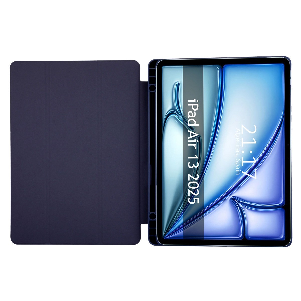 Funda con tapa Smart para Apple iPad Air 2025 13 (M3) color Azul