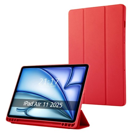 Funda con tapa Smart para Apple iPad Air 2025 11 (M3) color Rojo