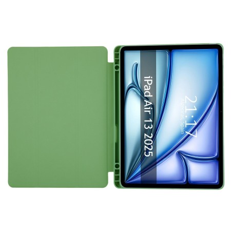 Funda con tapa Smart para Apple iPad Air 2025 13 (M3) color Verde